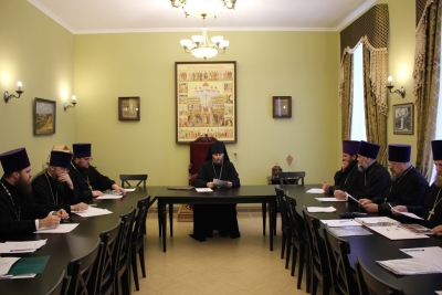 В Епархиальном управлении г. Касимова прошло расширенное заседание Епархиального совета