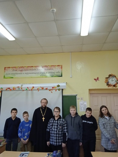 Председатель Миссионерского отдела Касимовской епархии посетил школу г. Касимова