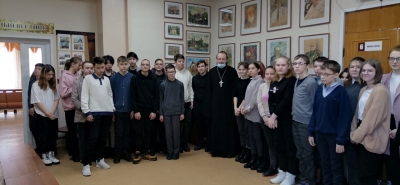 В средней школе №1 г. Касимова прошла встреча со священником